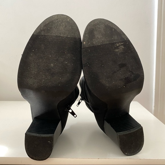 Black Suede Booties - Picture 5 of 7